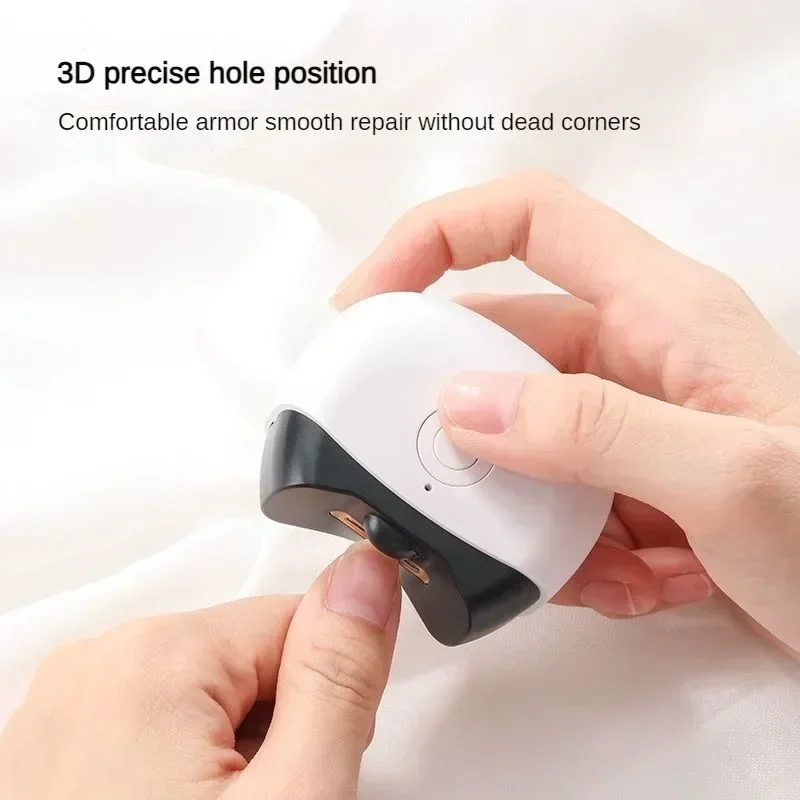 

Portable Mini Electric Nail Clipper Polisher With Light Low Noise Ail Trimmer Manicure Tools For Baby Adult Nail Cutter