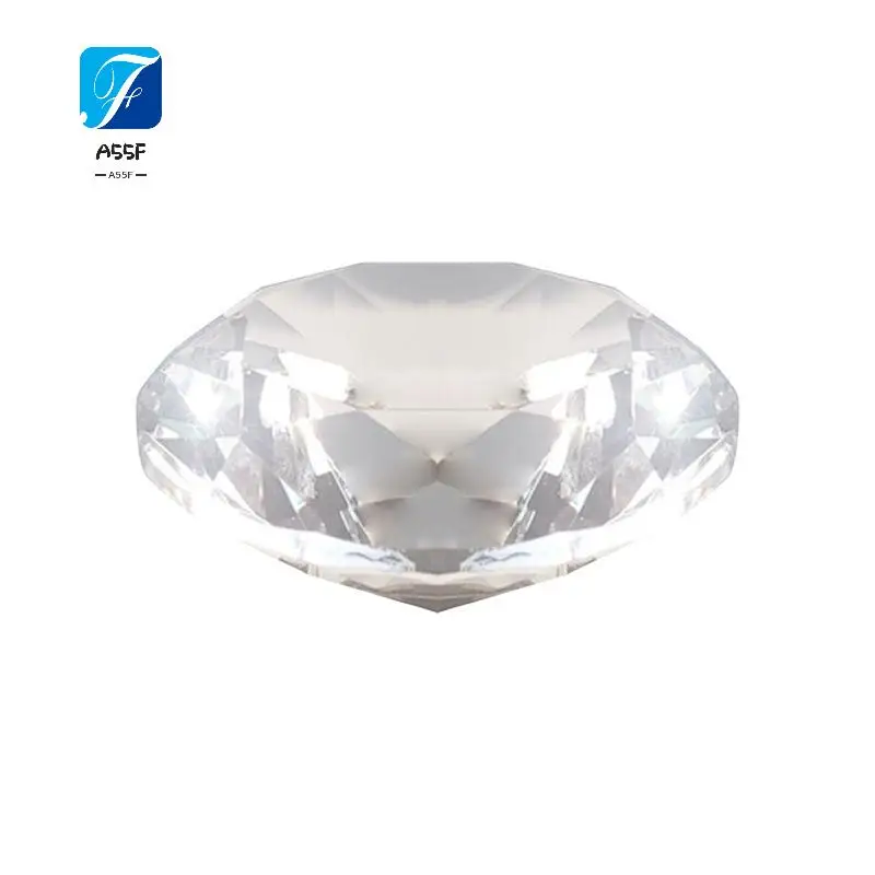 A55F- Crystal Paperweight Decorative Rainbow Maker Prism Glass Diamonds Wedding Room Desktop Ornaments