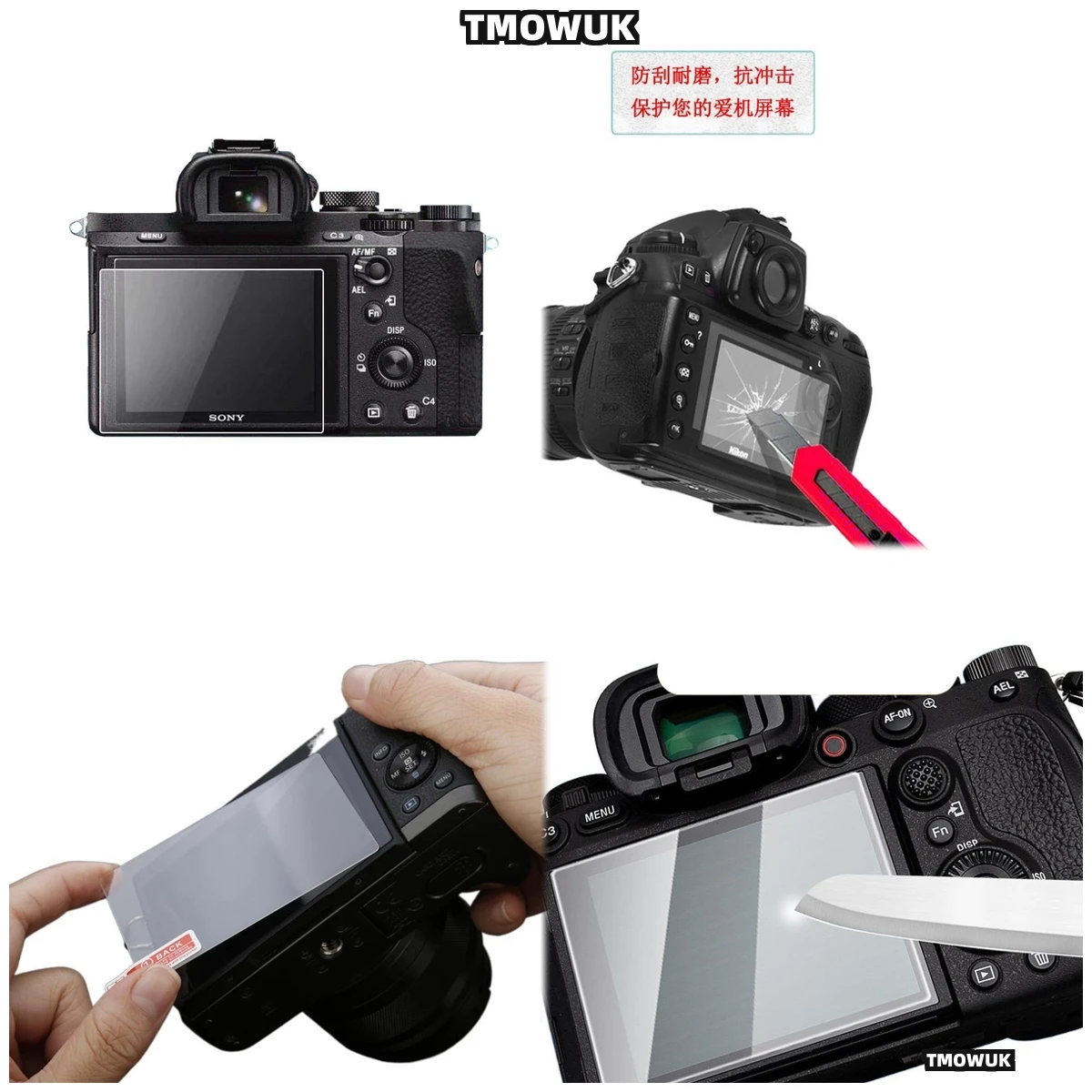 

LCD Screen Cover Film For RX100M2 RX100M3 RX100M4 RX100M5 RX100M7 RX1 Tempered Glass 9H Hardness