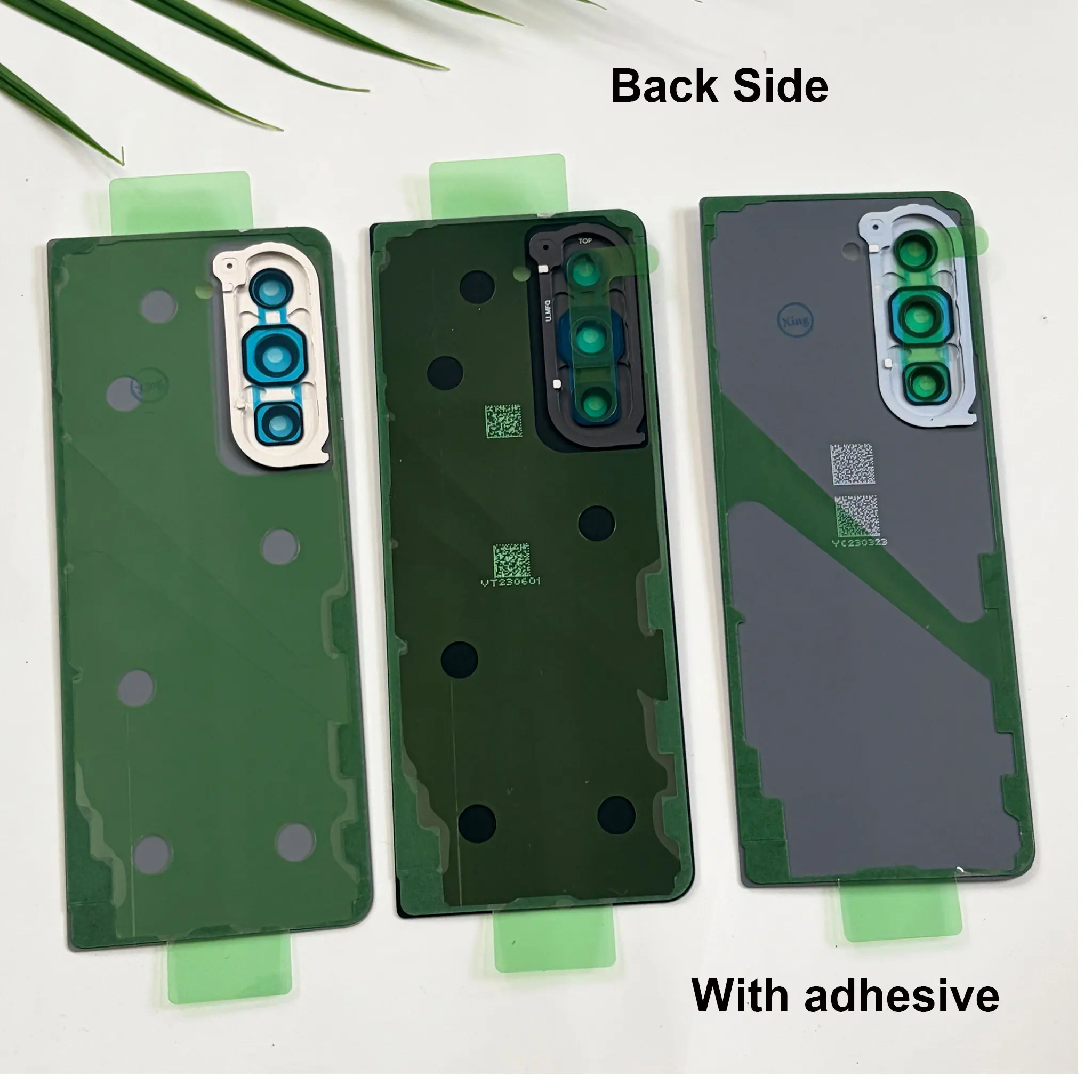 For Samsung Galaxy Z Fold 5 Fold5 F946 Back Battery Cover with Lens For Samsung Fold 5 5G Rear Door Housing Replacement Parts
