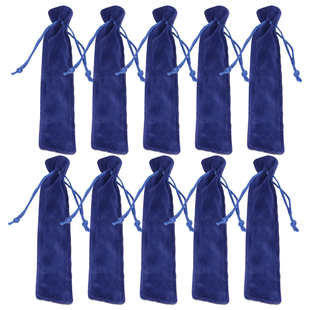 

20Pcs Pen Bags Drawstring Portable Thick Anti-Scratch Pen Storage Bags Gift Pouches for Pens Pencils Pencil Holder