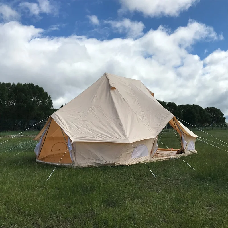 OUTNESTS Tent Factory Canvas Emperor Bell Tent With Double Poles