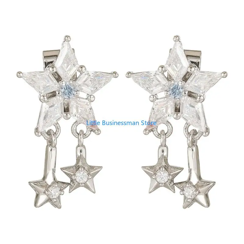 Headphone Ear Clips With Reinforced Fastener Artistic Star Ergonomic Metal For Freeclip M76A