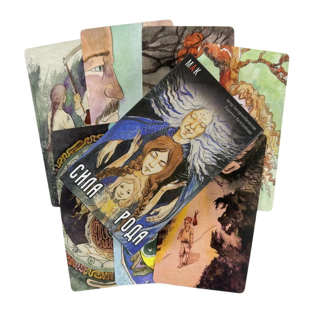 Russe СИЛА Р zhrА Cartes Oracle A 45 Tarot Divination Edition Deck Borad Games Cartes à jouer