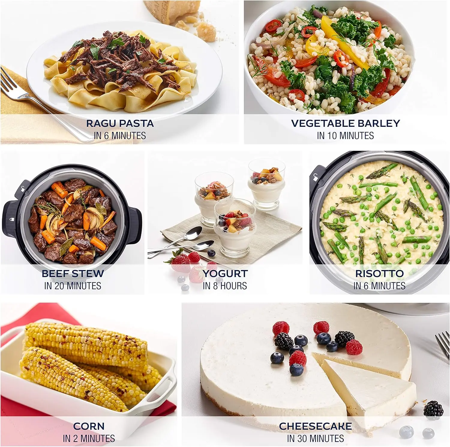 8 Quart Multi-cooker with America's Test Kitchen Multicooker Perfection Cookbook, Stainless Steel