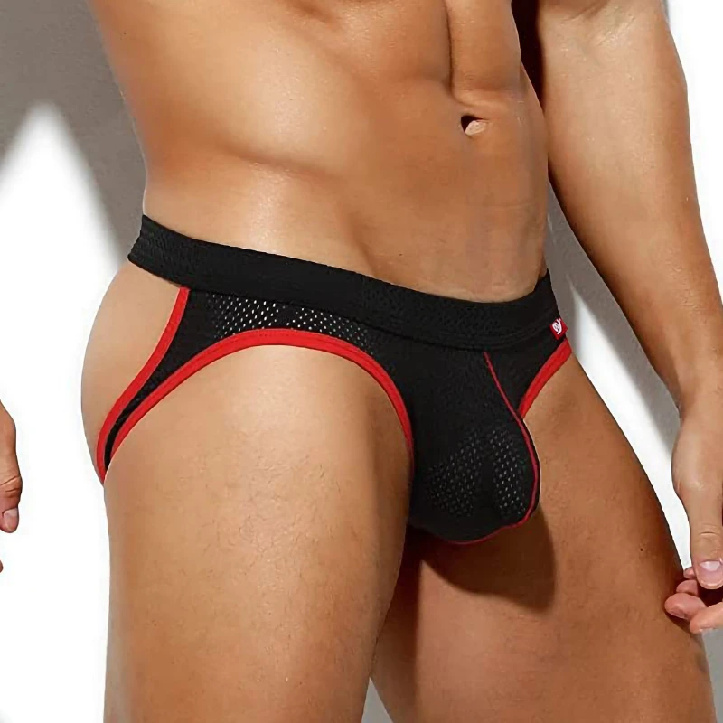 메쉬 Jockstrap 남자 끈 속옷 섹시한 주머니 등이없는 에로틱 팬티 Jock Straps 란제리 통기성 속옷 슬립 Wangjiang