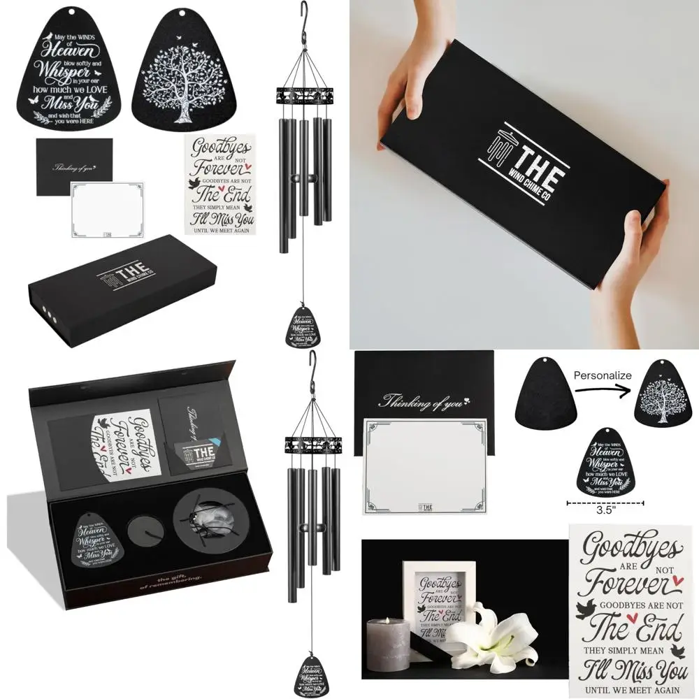 

Мемориальные колокольчики сочувствиями — подарок для домашнего декора на открытом воздухе для потери любви, комфортное присутствие на память