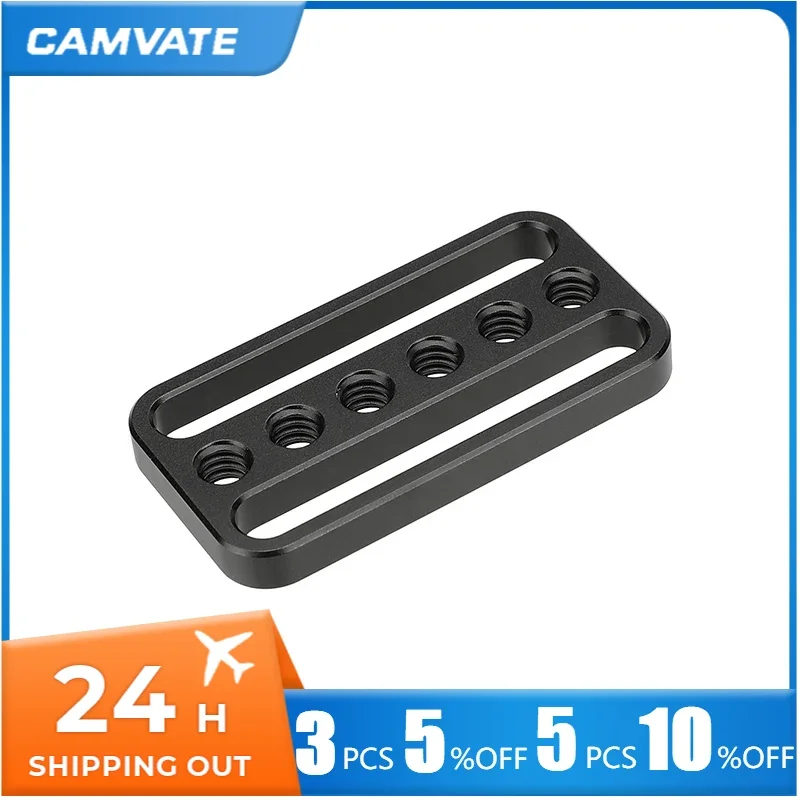 CAMVATE Universal Camera Cheese Plate Extension Plate With 1/4\