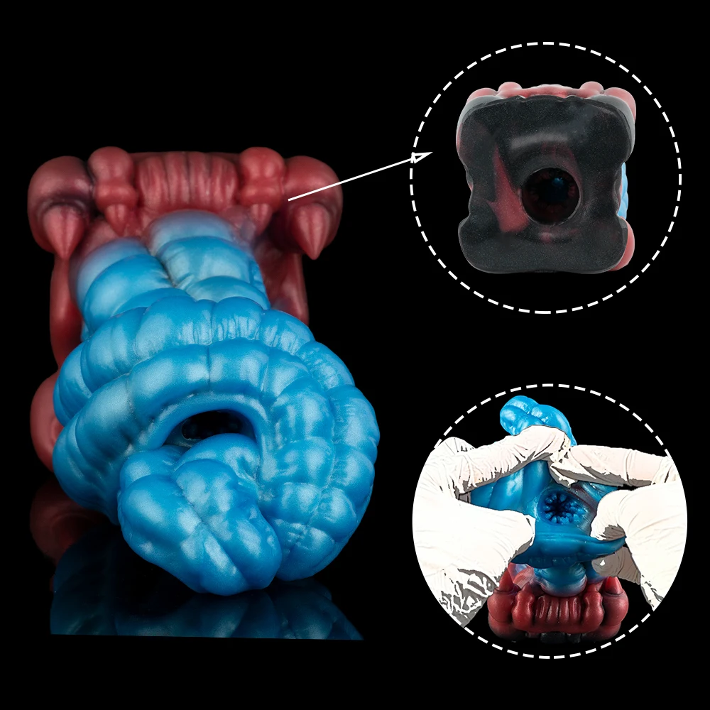 GBAR Monster ذكر الاستمناء كم الحيوان Onahole المهبل سيليكون جيب كس الضارب الجنس لعب للكبار الرجال القضيب التدريب #5