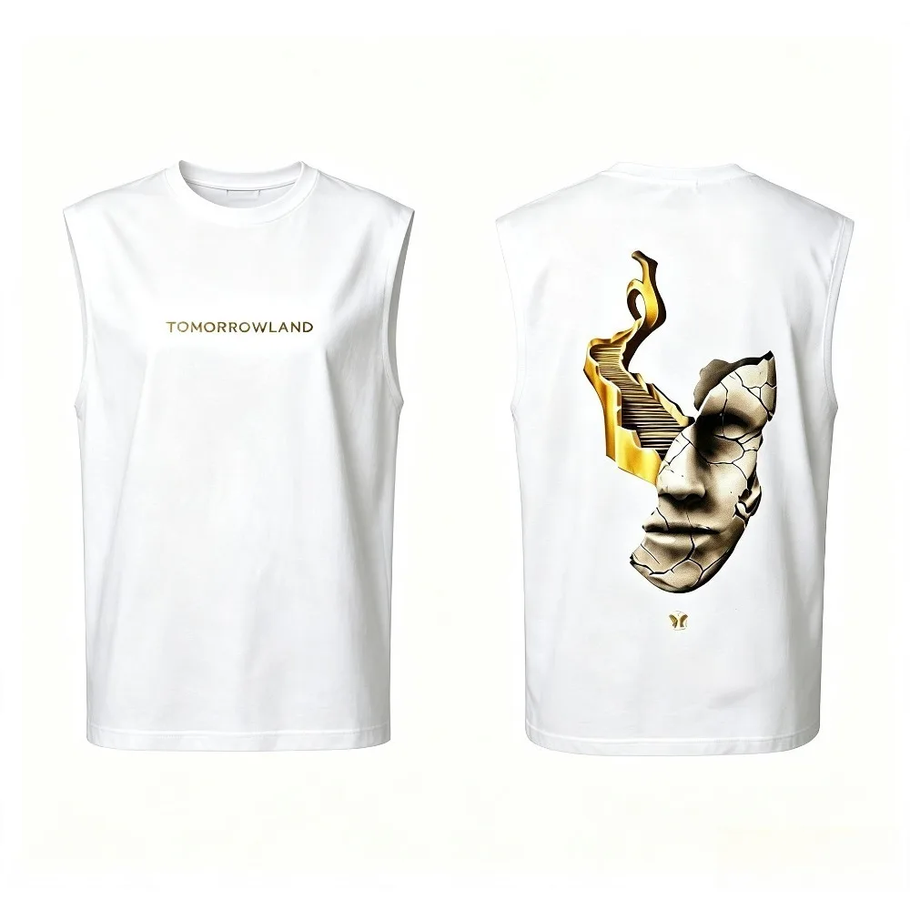 2026 Summer Tomorrowland Consciencia Spirit World of Emotions Tank Top Men's Women's Y2K round neck Loose Vest Tops