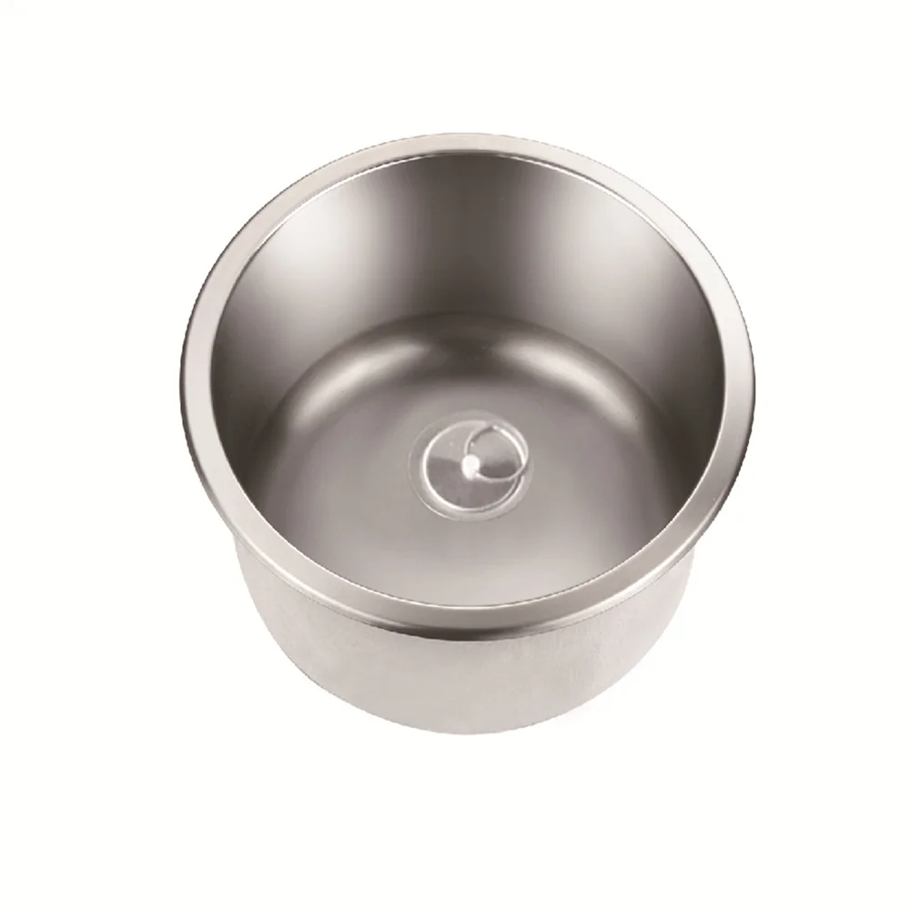 

Stainless Steel Round Sink ф265*120mm Polished RV Caravan Camper Boat GR-577B