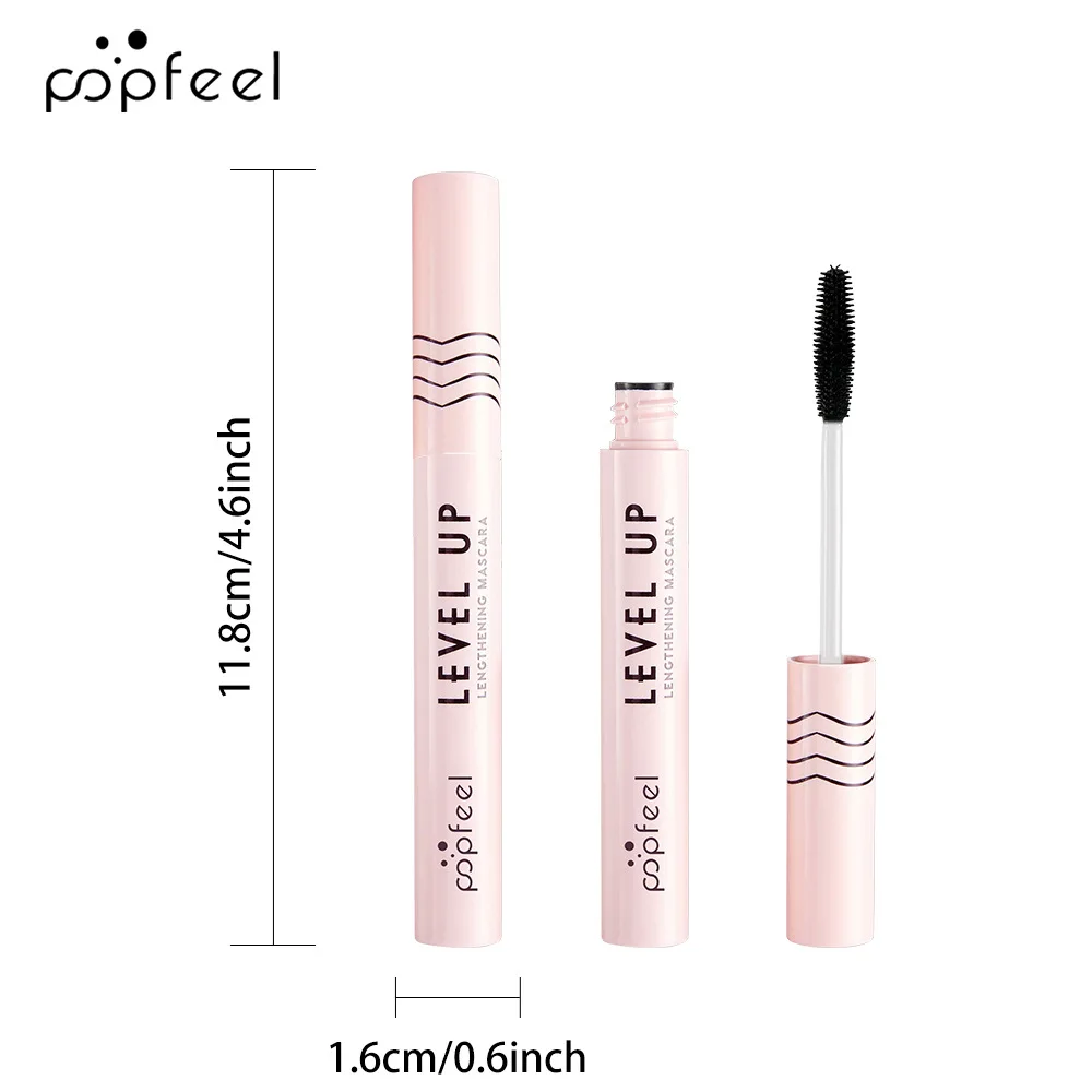 Najlepiej sprzedający się Popfeel płynny eyeliner w ołówku + 4D wodoodporne zestawy tuszu do rzęs makijaż rzęs gruby podkręcający tusz do rzęs kredka do oczu