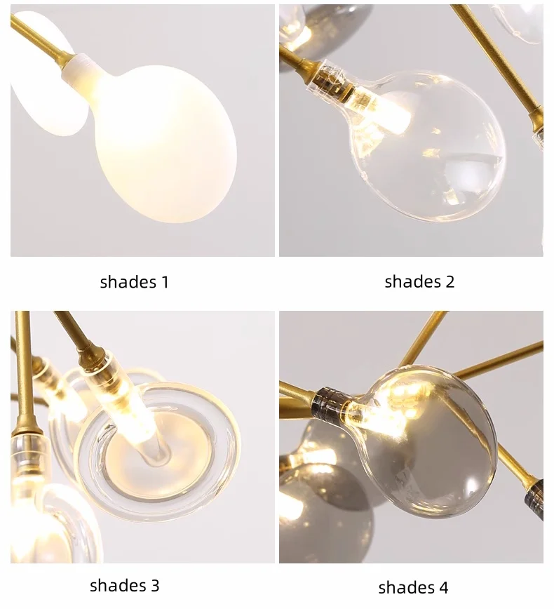 Nordic G4 LED Chandelier Lighting Branch Pendant