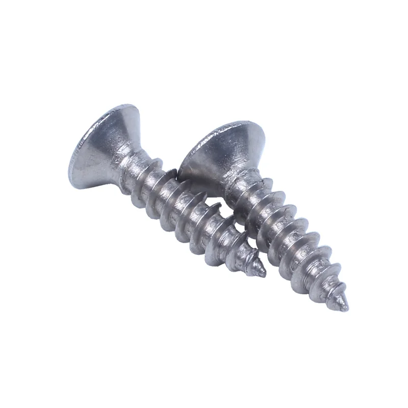 

AT02-500X Stainless Steel Flat Head Phillips Self-Tapping Screw 12X3mm Silver
