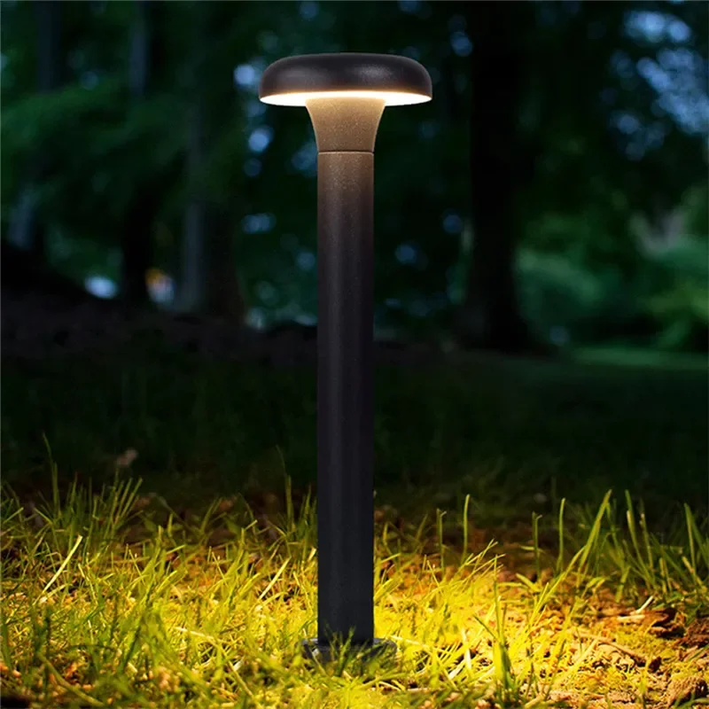 WPD-Lámpara LED Solar para césped al aire libre, moderna, impermeable, para Villa, jardín, patio, barrio residencial