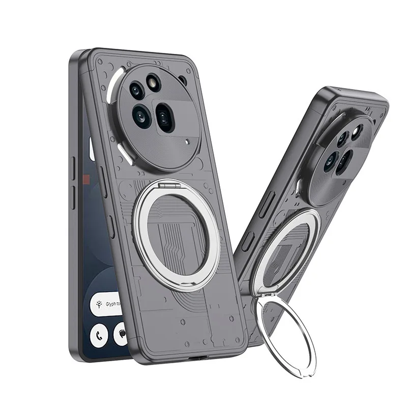 Magnetic Rotation Case For Nothing phone 3A Pro 360° Ring Support Cover Anti-knock Cases For Nothing phone3A Phone 3 Pro
