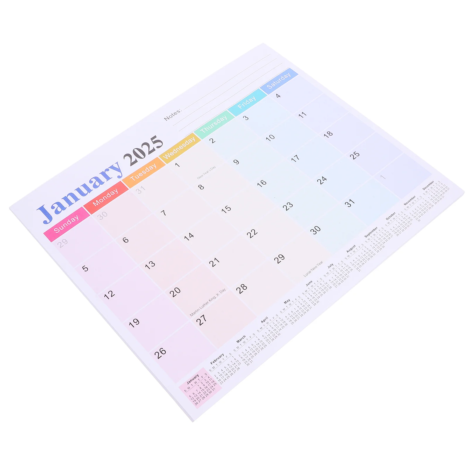 Wall Calendar Fridge Magnet Schedule Monthly Planner Creative 2024 Daily Magnetic Force Paper 2024-2025