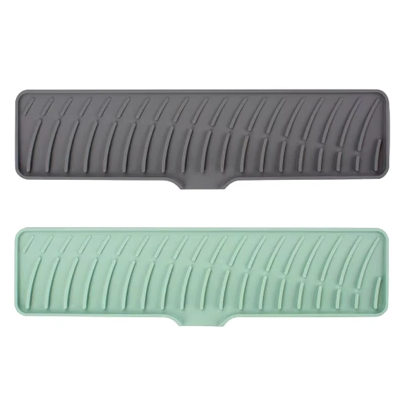 INW-0eKeukenkraan Siliconen Mat Druppelbescherming Pads Kraan Water Catcher Mat Gootsteen Afvoer Pad Waterdicht Antislip