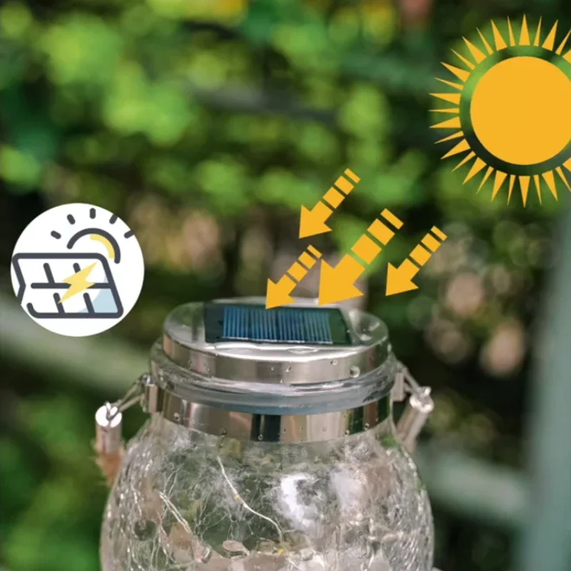 2020 Năng Lượng Mặt Trời Ánh Sáng Ngoài Trời Chống Nước Led Năng Lượng Mặt Trời Đèn Sân Vườn Cho Giáng Sinh Trang Trí Sân Vườn Vòng Ban Công Ngôi Sao Đèn Ngủ