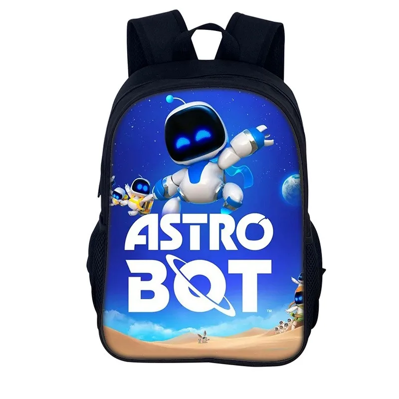 Astro Bot Backpacks for Students Anime Cartoon Printing Schoolbag Boys Girls High-capacity Fashion Backpack School Supplies Gift