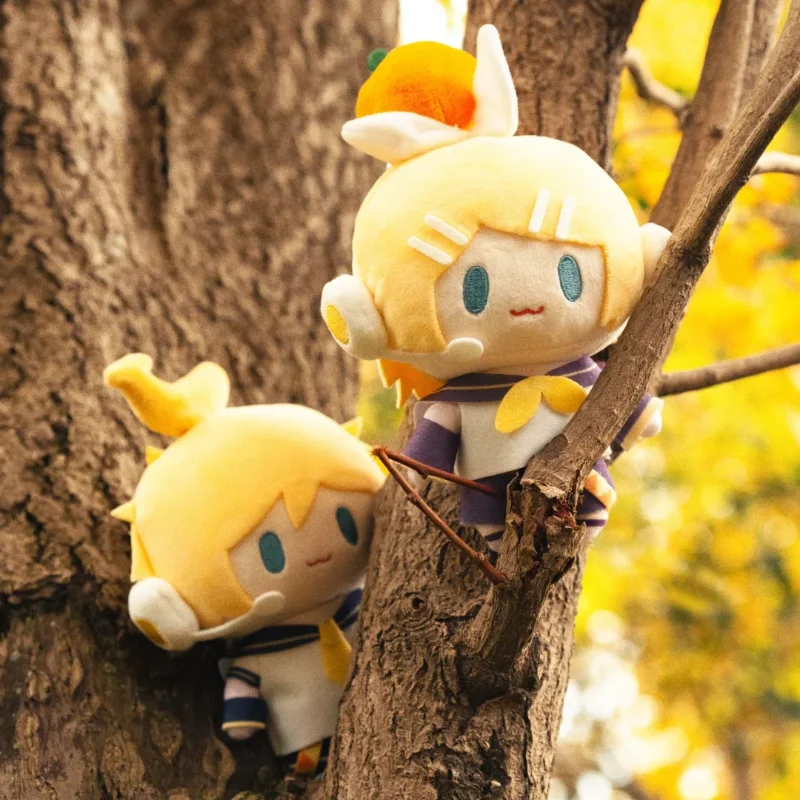 Hatsune Miku Plush Toys Keychain Kagamine Len Rin Backpack Anime Peripheral Cute Stuffed Doll Bags Decoration Girl Birthday Gift
