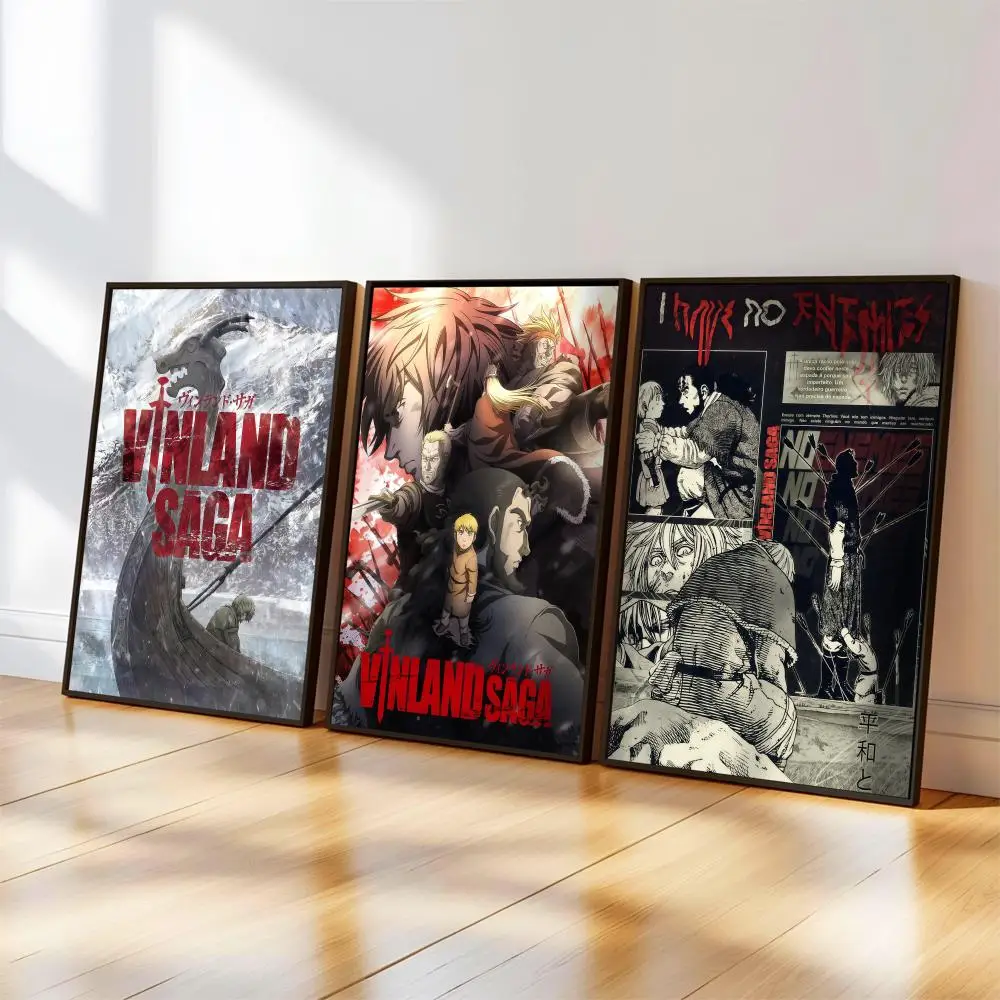 V-Vinland Saga Poster, Musik-Album-Cover für Zimmer, Leinwandgemälde, Kunstdruck, Heimwanddekoration, Bild, Geschenk
