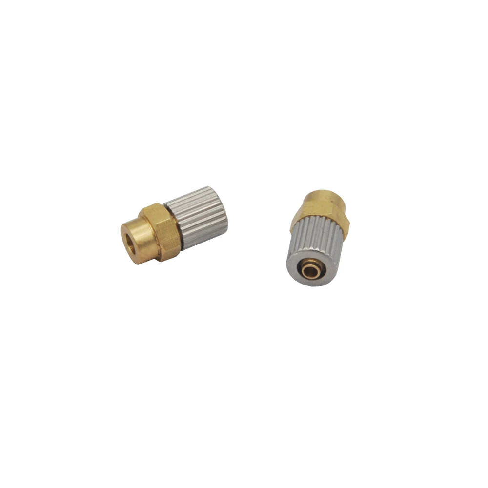 RC Solder Hydraulic Connector for OD 3mm Copper Pipe of 1/12 1/14 Excavator Loader Model Oil Nozzle Parts