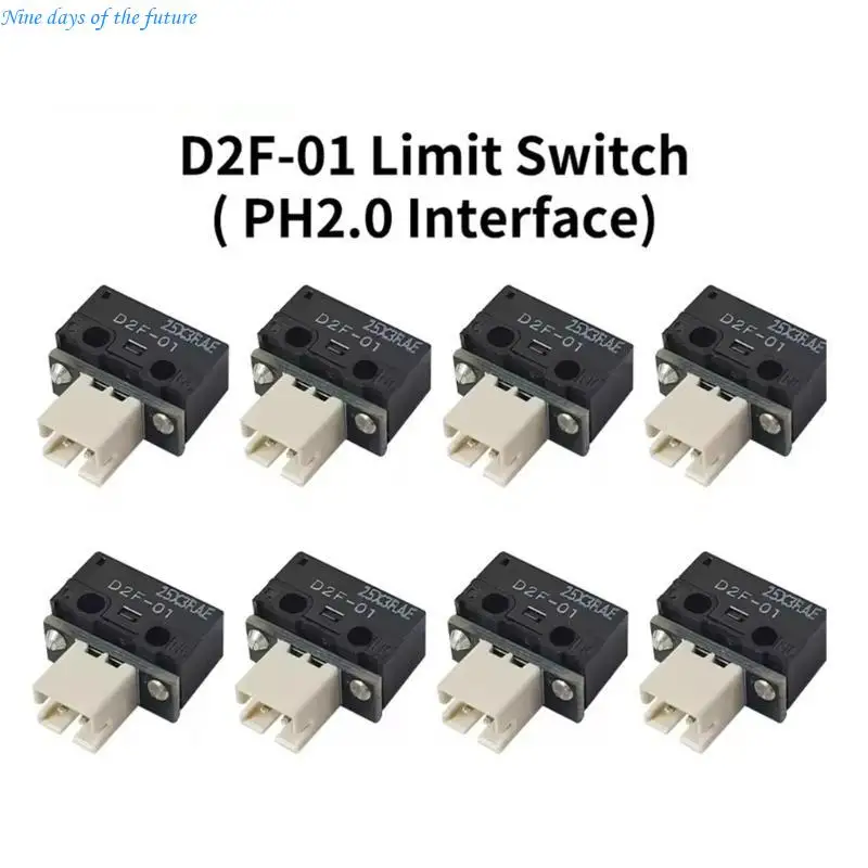D2F-01 Printing Limit Switches with PH2.0 Interfaces ERCF V2 Endstop ABS Printer Parts E65A