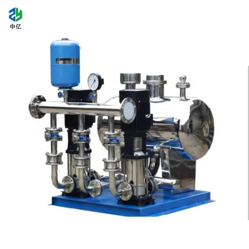 DUPLEX CONSTANT PRESSURE SYSTEM Booster Pumps Set For Treated Water For Water Treatment Station Reverse Osmosis.