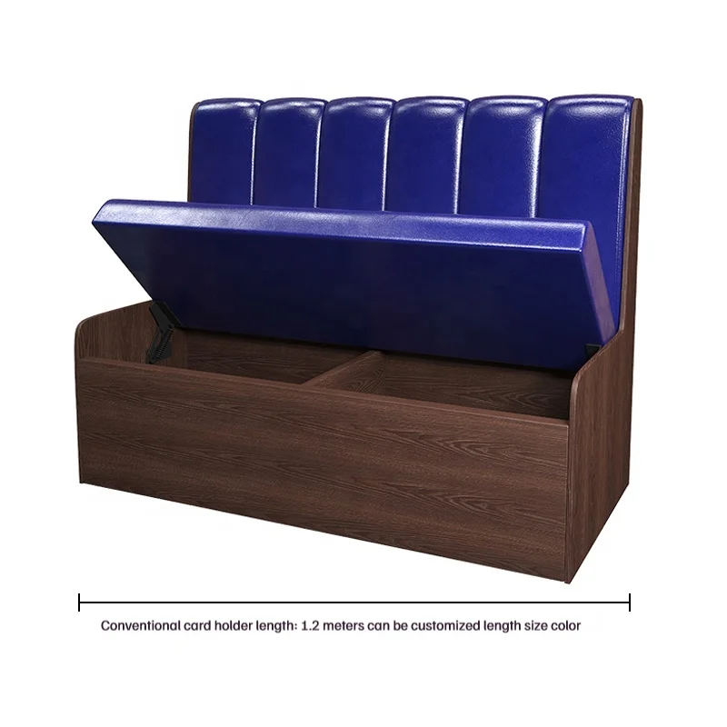 Commercial Dining Furniture Leather Single Restaurant Cafe American Design Booth Sofa view 6