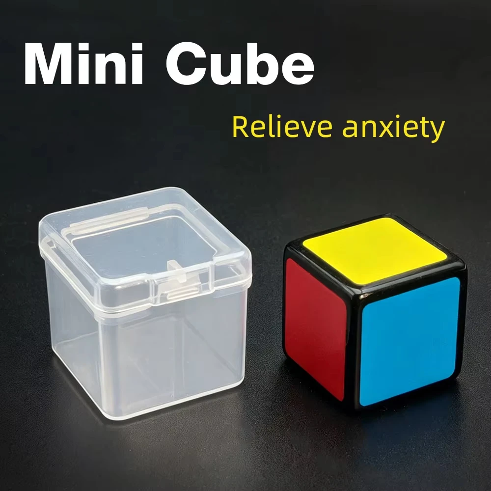 1x1 Mini Cubo Mágico rompecabezas 2,5 cm divertido Cubo rompecabezas juguetes educativos Cubo Mágico velocidad Cubo juguetes para Adultos regalos para niños