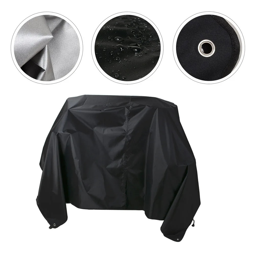 

Protective Cover Drum Set Protector -proof Decor Silver Coated Oxford Cloth Maintenance