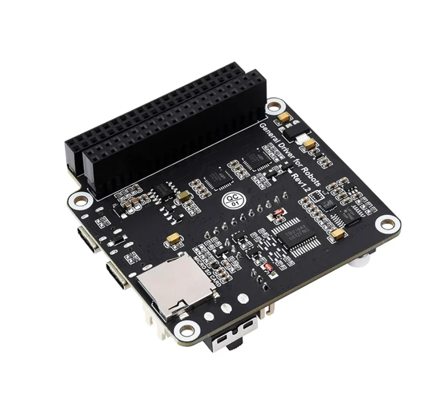 ESP32 Robot Driver Board, Dual DC Motor & 253 Bus Servo Control, 9-Axis IMU, WiFi/Bluetooth for Raspberry Pi Jetson