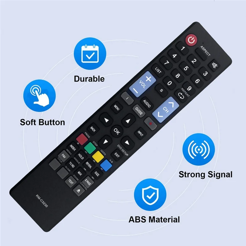 

A47F-Replace RM-C3230 RMC3230 TV Remote Control For JVC LT-32C360 LT-32C365 LT-39C460 LT-39C640