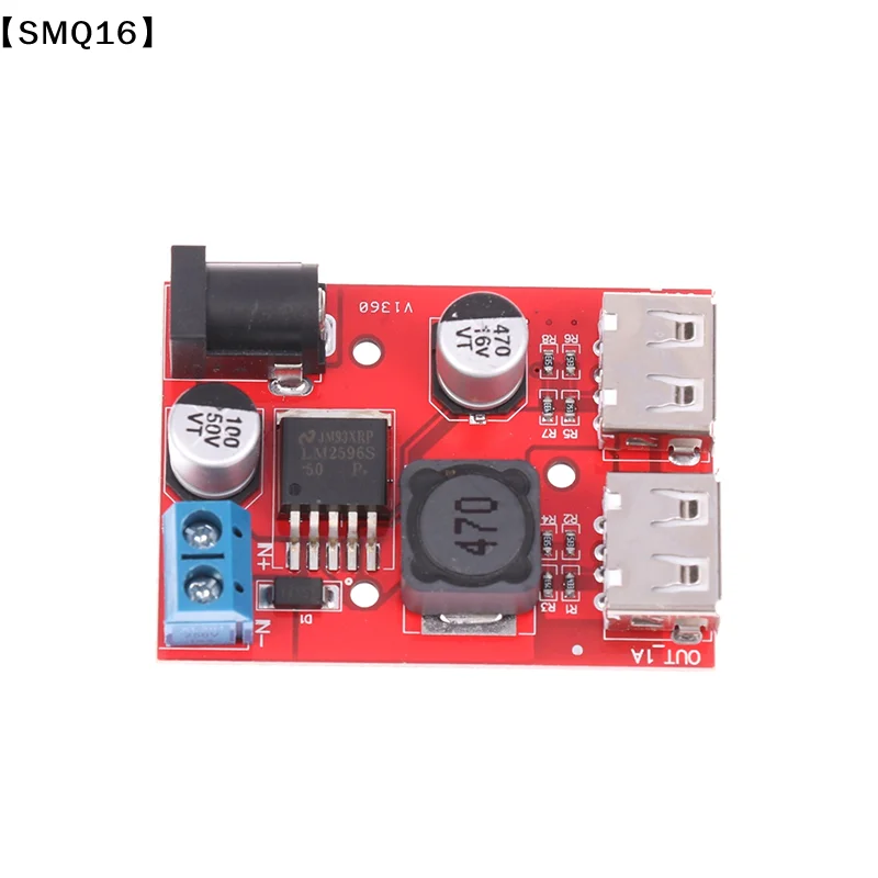 DC 9V 12V 24V 36V To 5V 3A Double USB Charge DC-DC Step-down Converter Car Charging Solar 3A Voltage Regulated Power Module【SMQ】