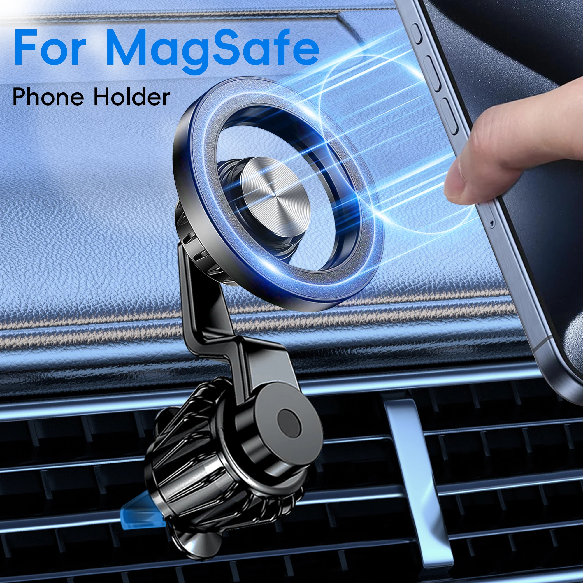 Car Phone Mount for Magsafe Air Vent Car Mount Magnetic Phone Holder Compatible with iPhone 17 16 15 14 13 12 Pro Max