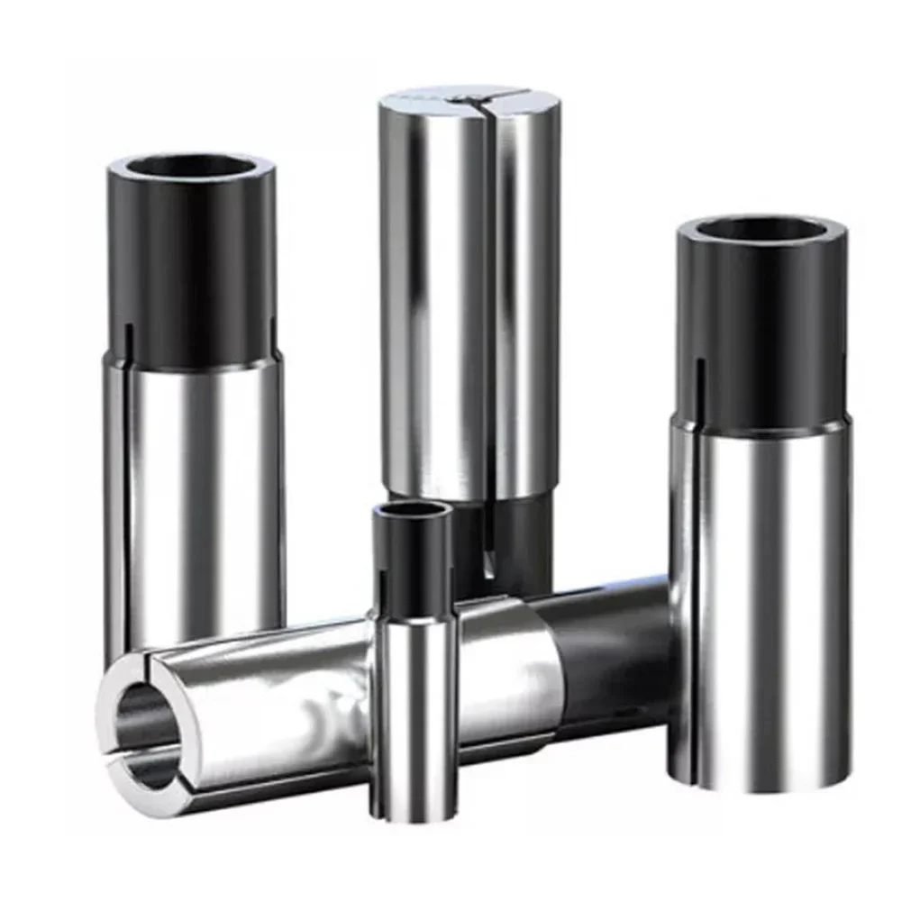 1pcColletChuckConversionSleeve 1/2" 1/4" 1/8" Collet Adaptor Shank Reducer Bit CNC Spindle Router 4/6/8/10mm