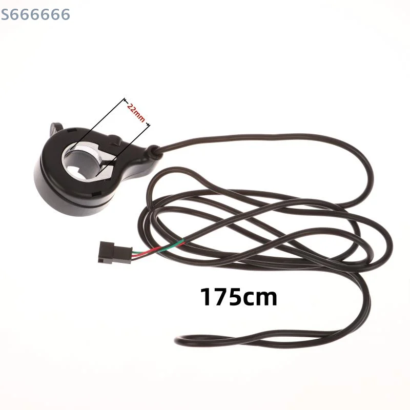 1 조각 스쿠터 액세서리 전기 자전거 스로틀 속도 조절기 비 디스플레이 속도 제어 엄지 스로틀 가속기