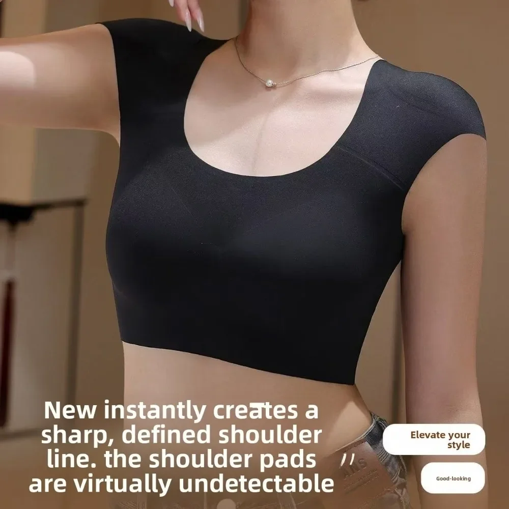 حمالة صدر للكتف بزاوية قائمة لا تترك أثرًا تجعل ثديًا كبيرًا تظهر أصغر حجمًا، حمالة صدر قابلة للتنفس للنساء #6