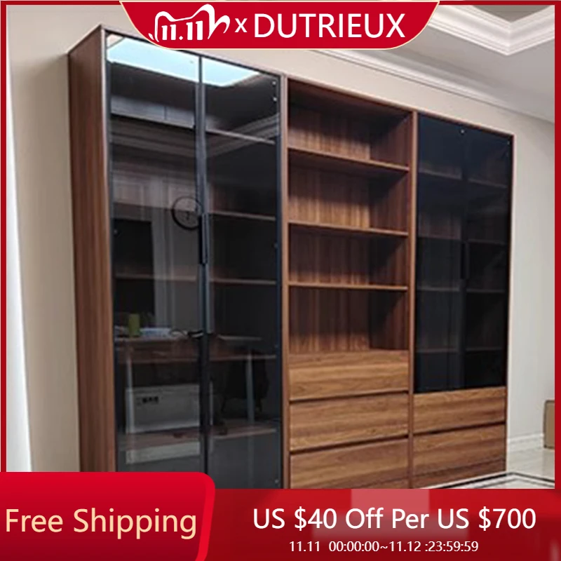 

Wood Luxury Living Room Cabinets Librero Filing Storage Bookcase Cabinets Magazine Racks Wine Curio Gabinete Trendy Furniture