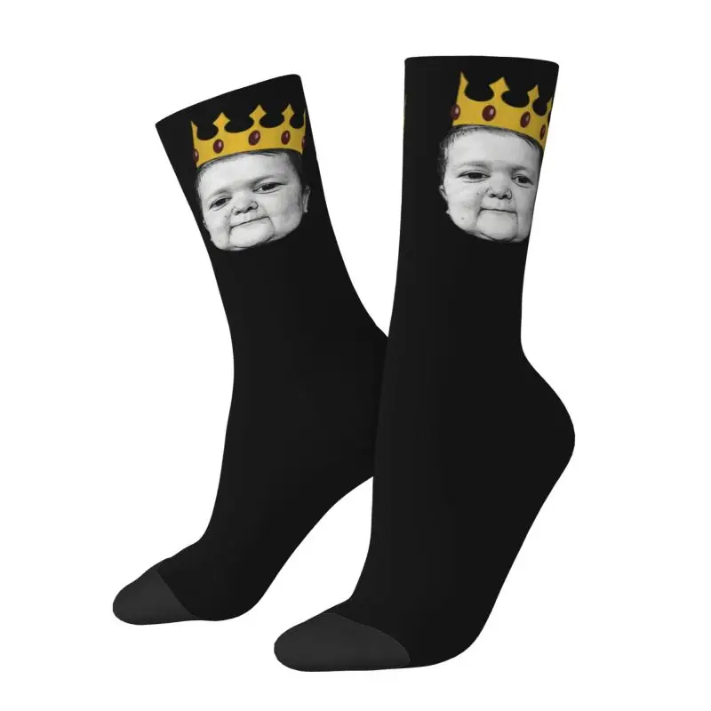 

Hasbulla Magomedov Crown Meme Dress Socks Men's Women's Warm Fashion Novelty Crew Socks