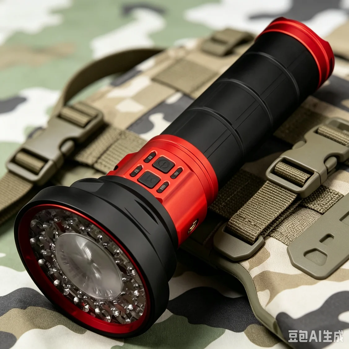 Power LEP Searchlight Flashlight 30LED+1LEP Ultra Long Range Torch Built-in Power Bank Lantern for Self Defense Emergency Rescue