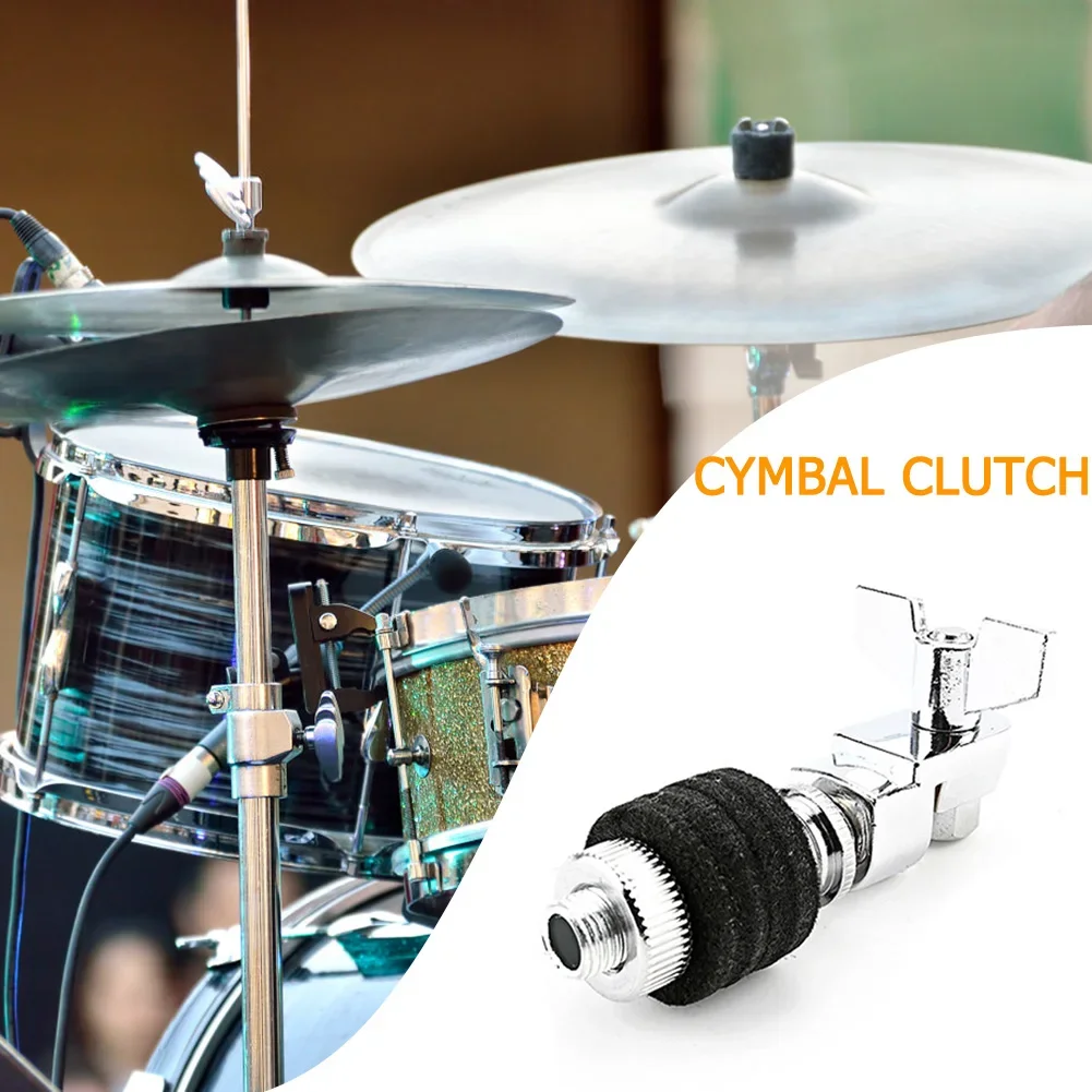 Cymbal Clutch 6mm foro centrale cimbal Rack separatore lega Hi-hat Soft Felt Pad frizione supporto per piatti Jazz Drum Parts accessori