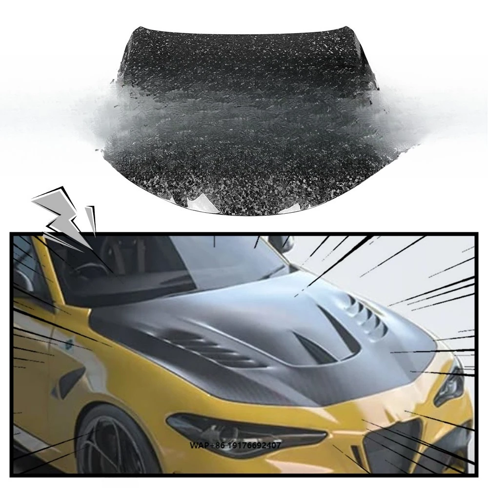 Giulia New Style Forged Carbon Fiber Hood for Giulia