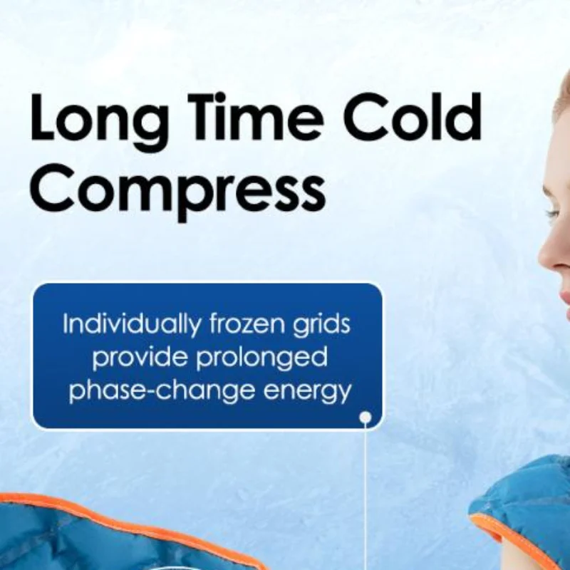 

Reusable Gel Ice Pack For Neck Shoulder Hot & Cold Wrap For Body Joints Sports Injuries First Aid Cooling Brace Heating Pad