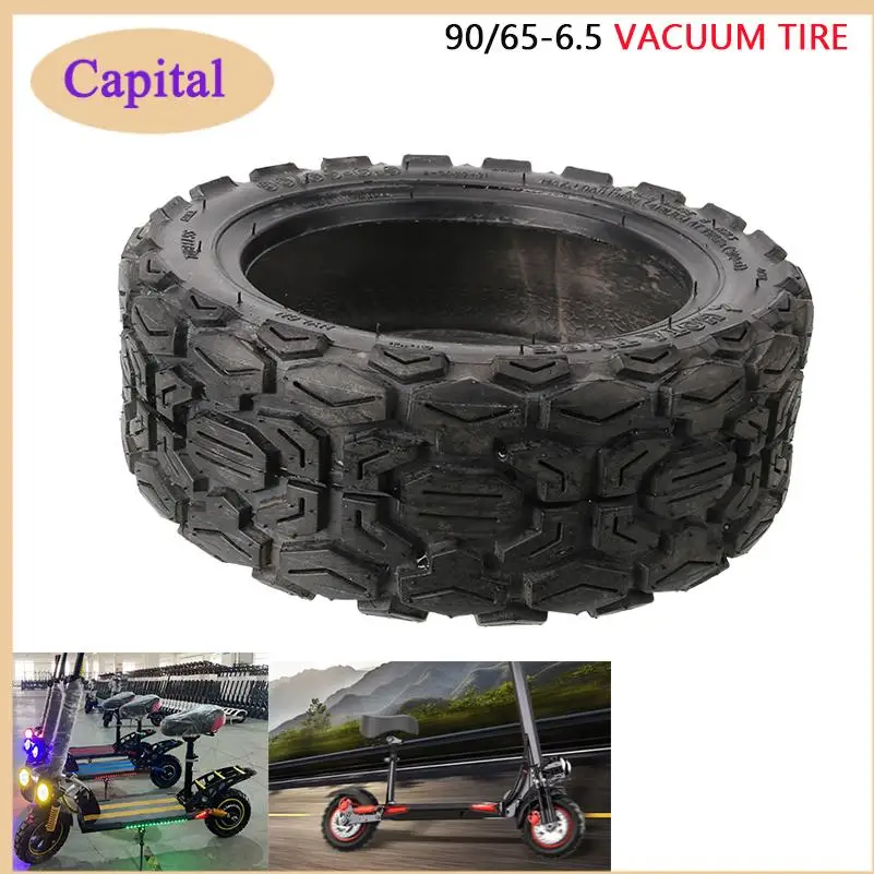 

Natural Black 90/65-6 Vacuum Tires for Driving Cars Electric Scooter Tires