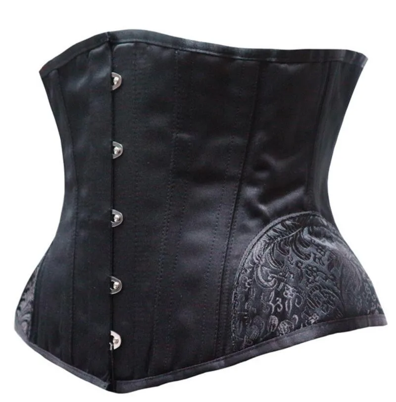 Sexy Underbust Corset for Women\'s Underwear Waist Slimming Body Shaper Corset Top Steampunk Lace-up Corset Belt