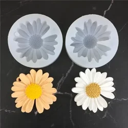 DIY Candle Silicone Mold Daisy Chamomile Candle Wax Mold Candle Making Handmade Soap Candle Mold