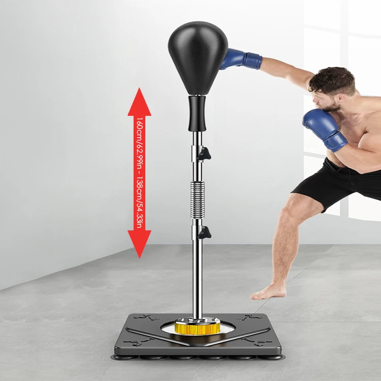 

Freestanding Punching Bag Reflex Boxing Speed Bag Equipment Water Sand Filling for Stress Relief Fitness Training