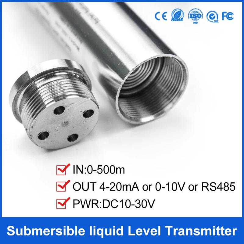 4-20mA level sensor Probe with Liquid Level Controller 220vac